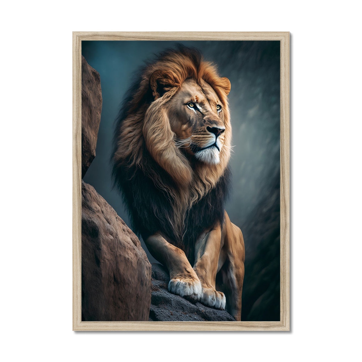 Jungle King Framed Print