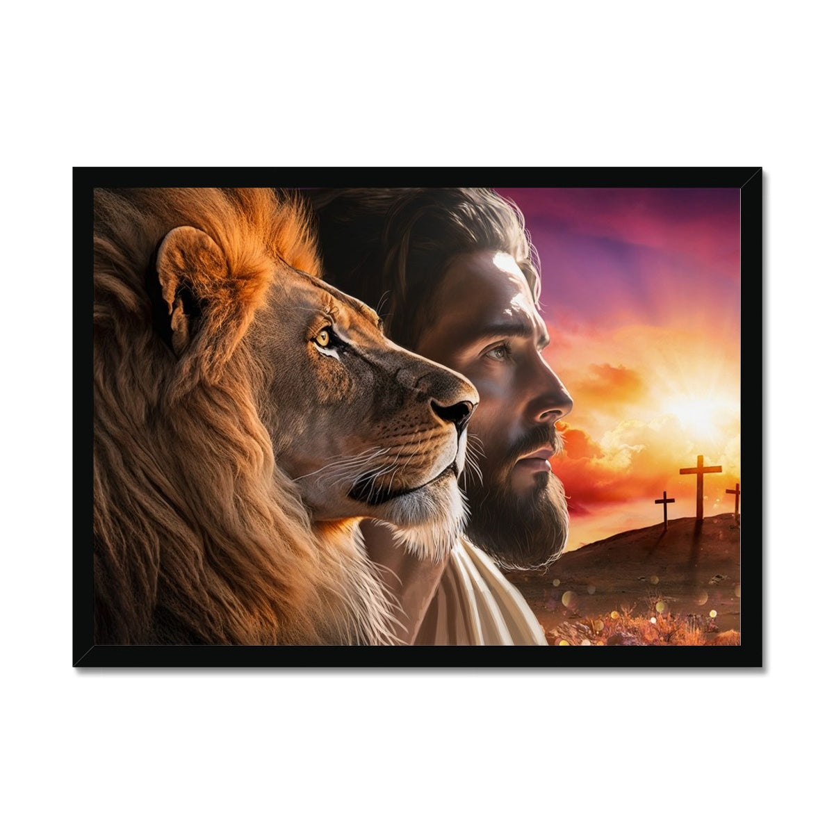 The Power and the Glory Framed Print