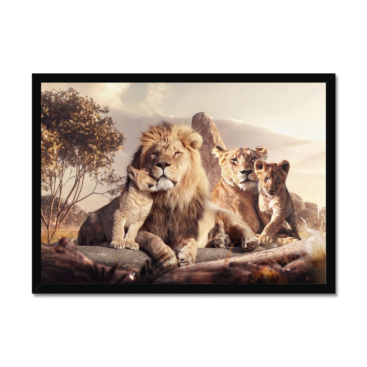 Kings of the Wild Framed Print