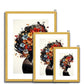 Flower Hair  Antique Framed & Mounted Print