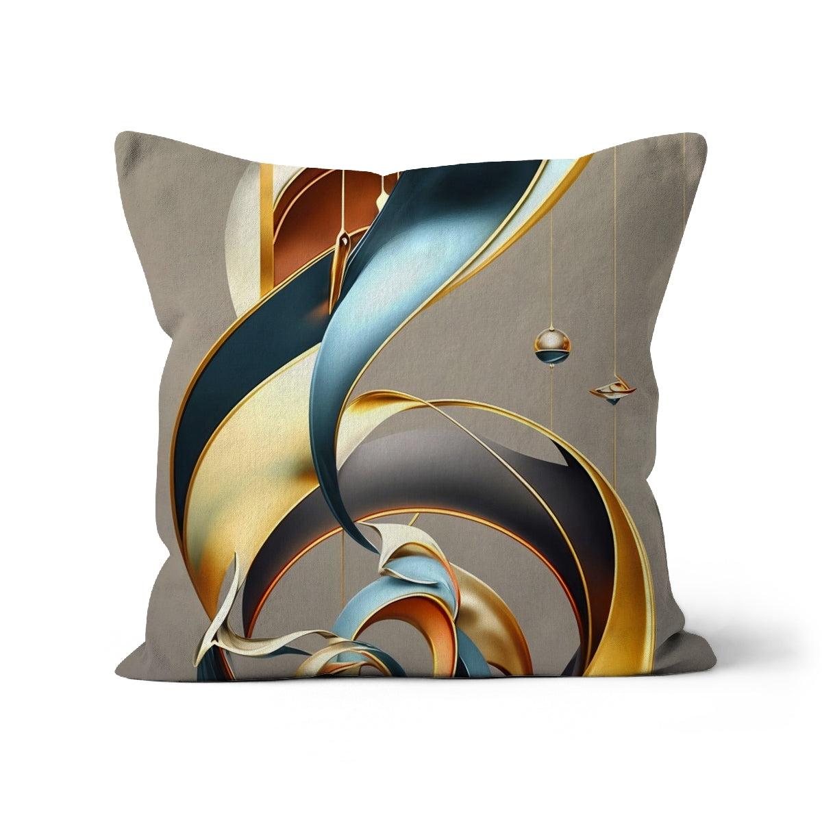 Golden Swirl Cushion