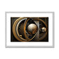 Golden Geometry Antique Framed & Mounted Print