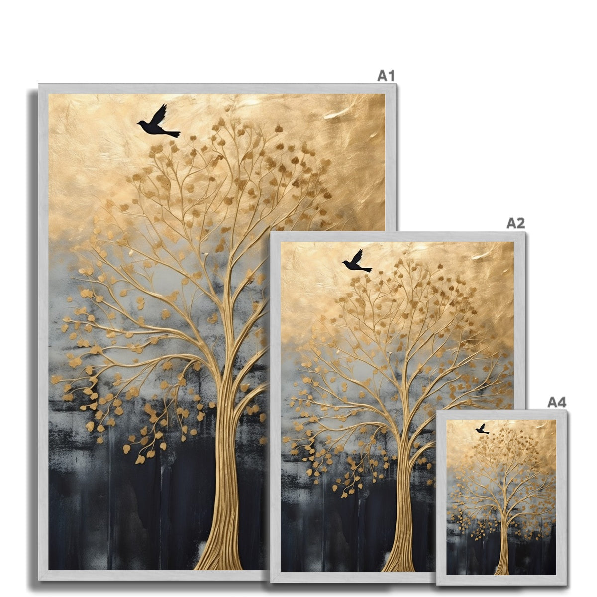 Tree of Tranquility Antique Framed Print