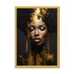 Golden Women Antique Framed Print