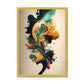 Abstract Burst Antique Framed Print