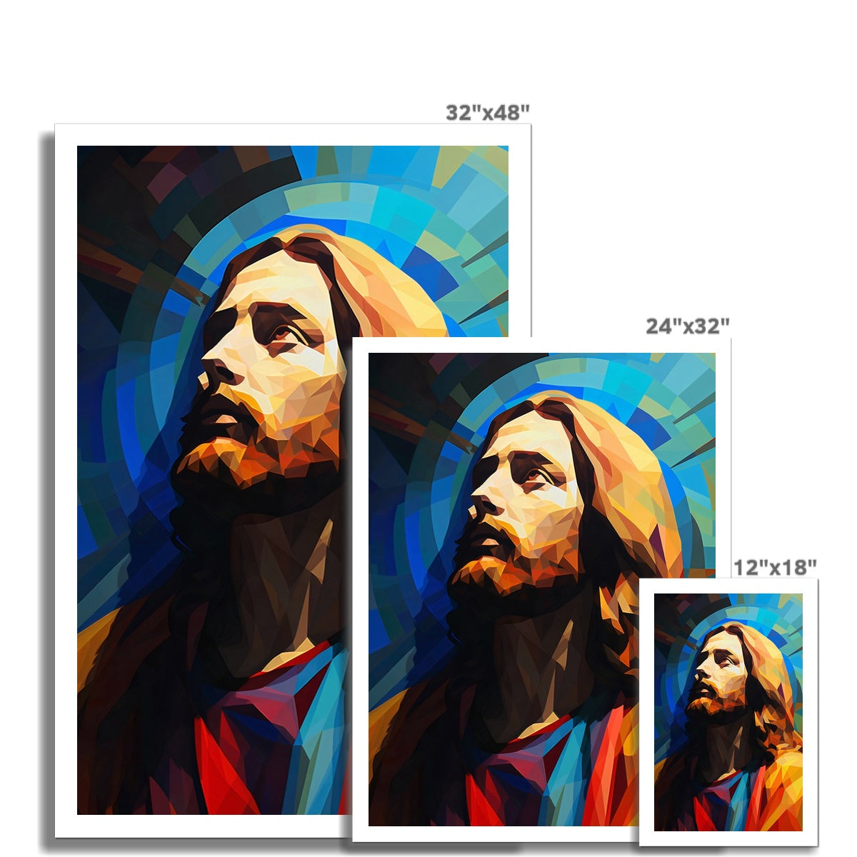 Christ in Prism Canvas Print