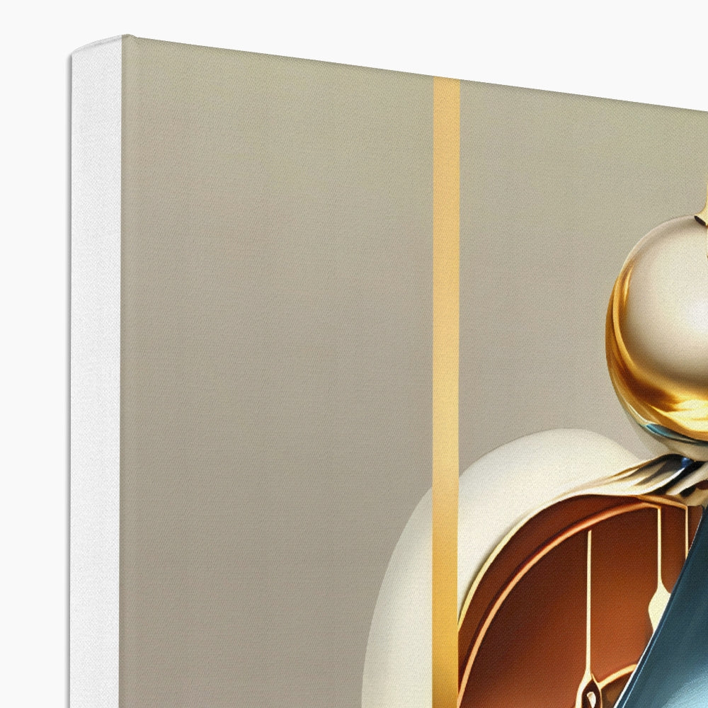 Golden Swirl Canvas