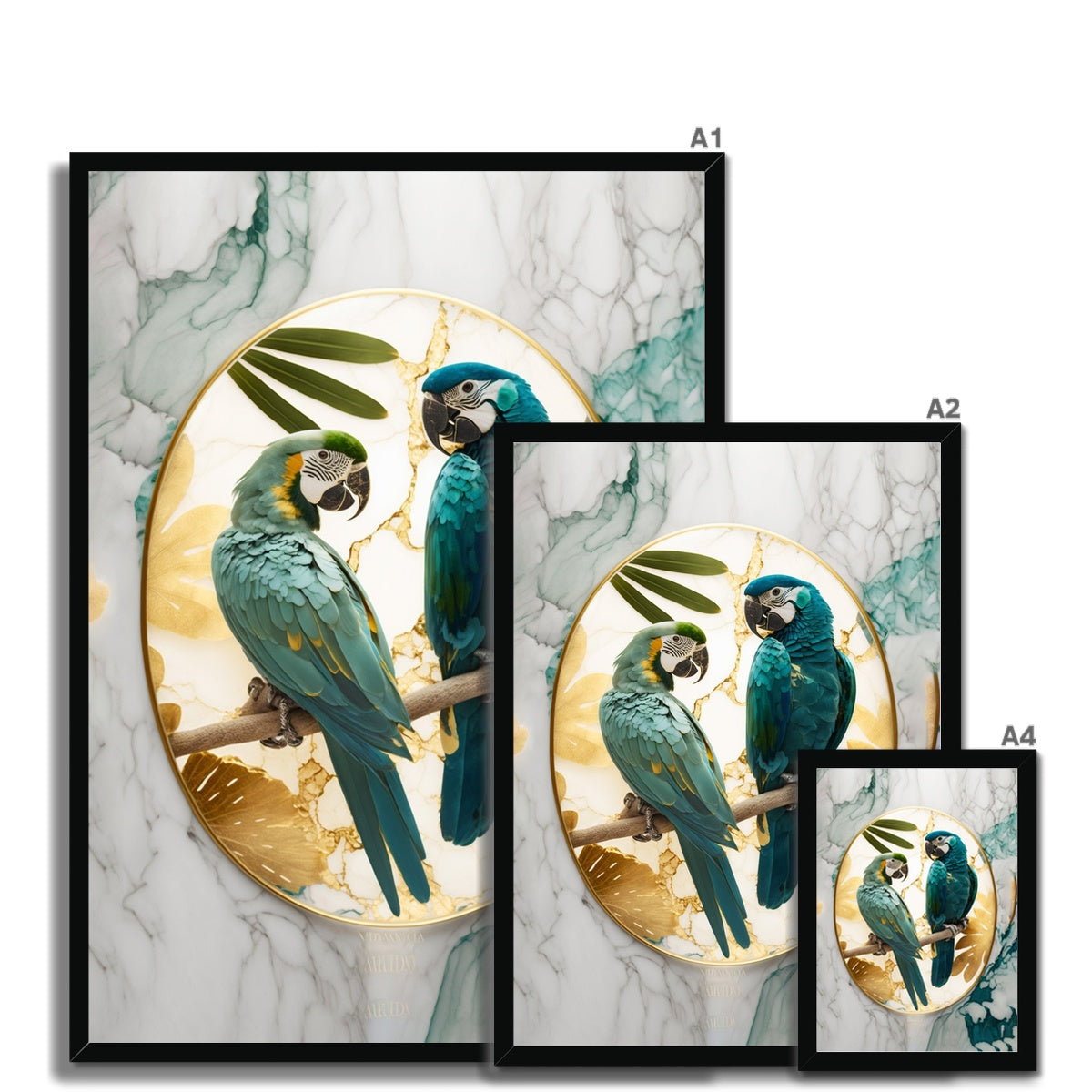 Exotic Pair Framed Print