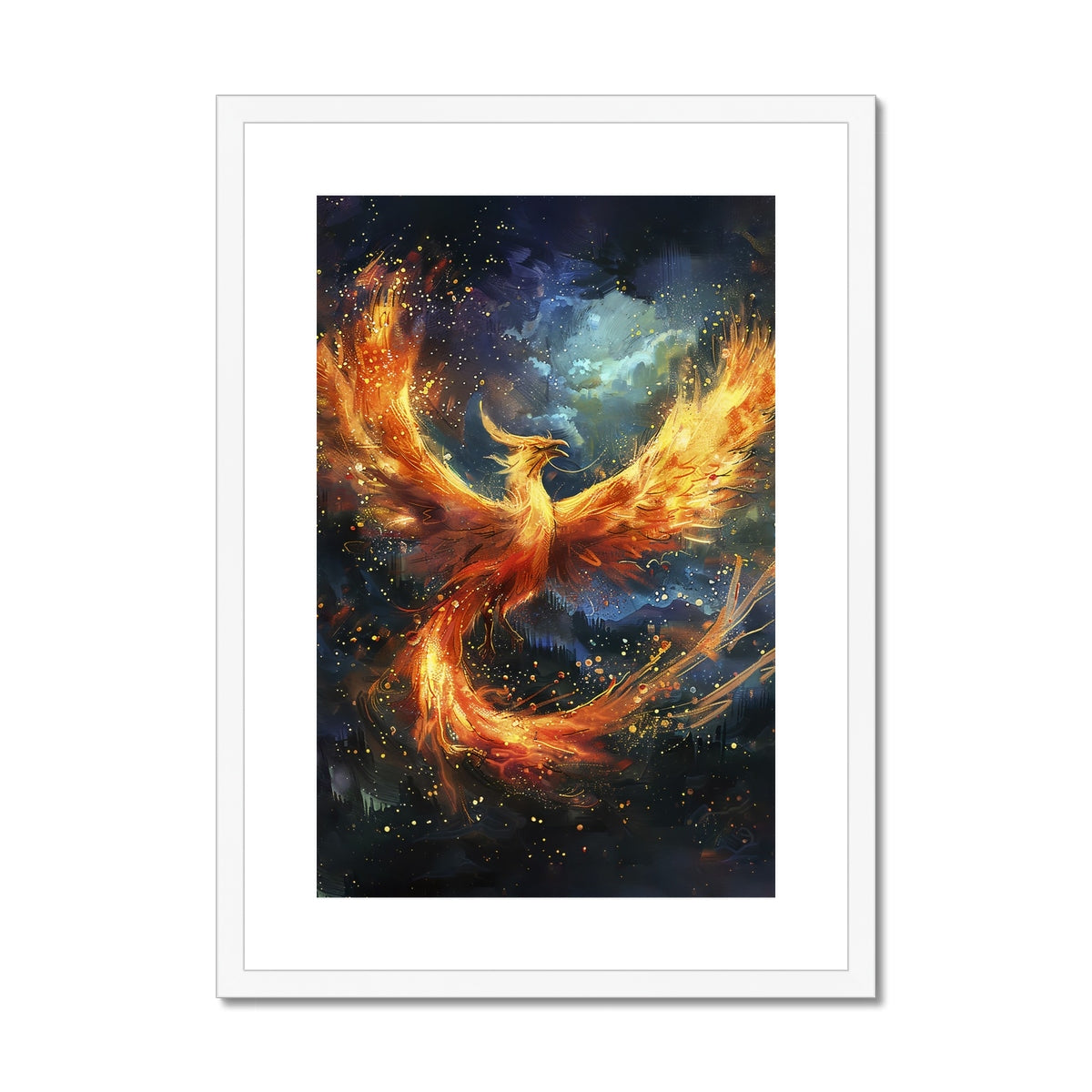 Rise of the Phoenix Framed & Mounted Print