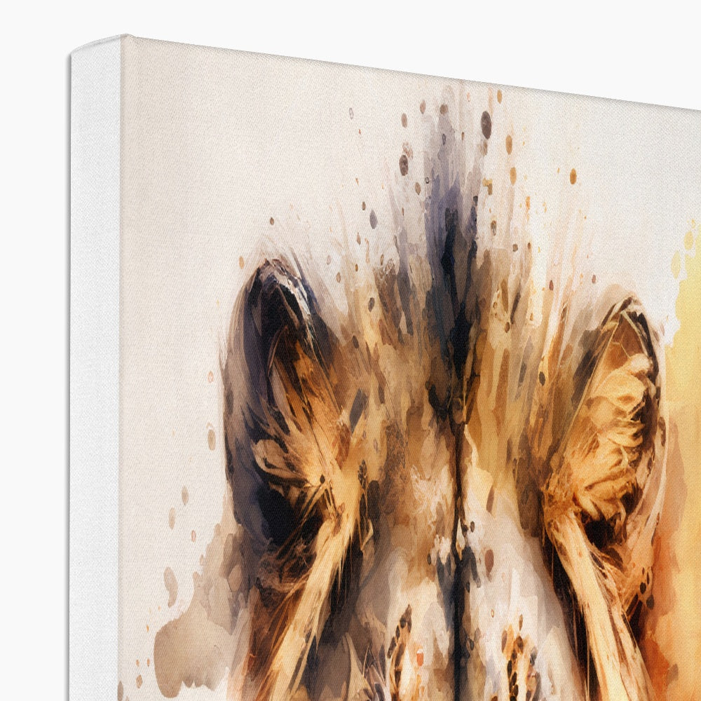 Watercolor Majesty Framed Canvas