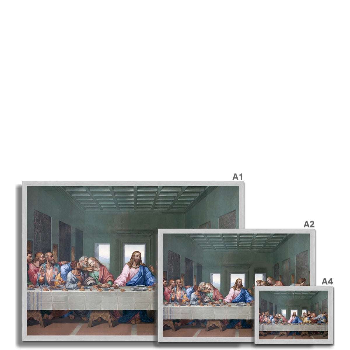 The Last Supper Antique Framed Print