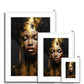 Golden Women Framed & Mounted Print