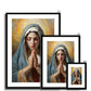 Mary's Devotion Framed & Mounted Print