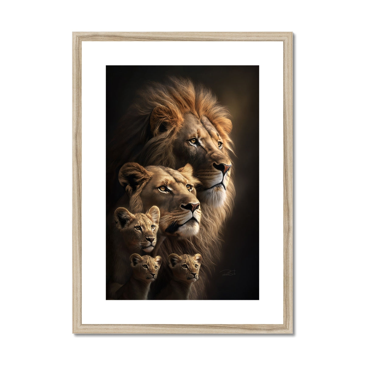 The Majestic Pride Framed Print