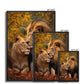 Majestic Companions Float Framed Canvas