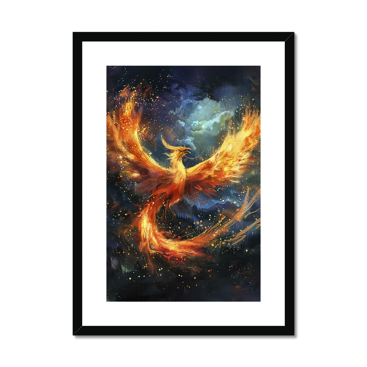 Rise of the Phoenix Framed & Mounted Print