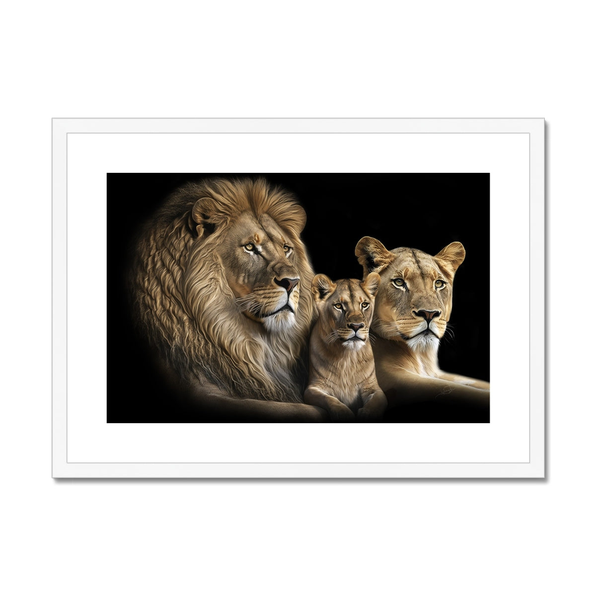 The Noble Trio Framed & Mounted Print