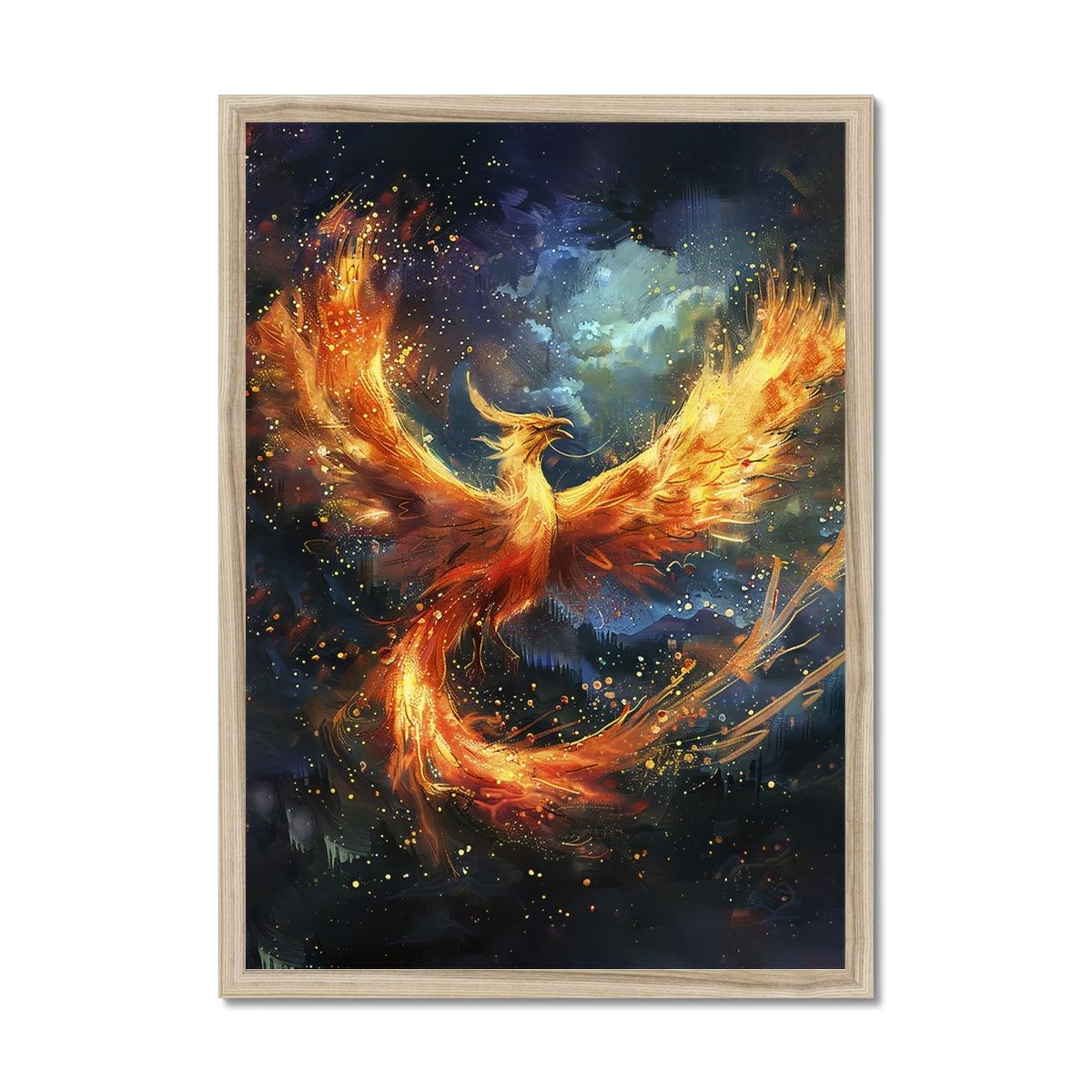 Rise of the Phoenix Framed Print