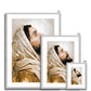 Heavenly Gaze Antique Framed & Mounted Print