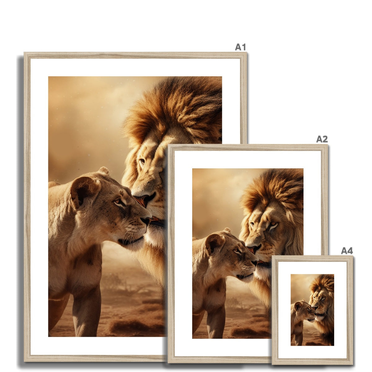 Regal Love Framed Print