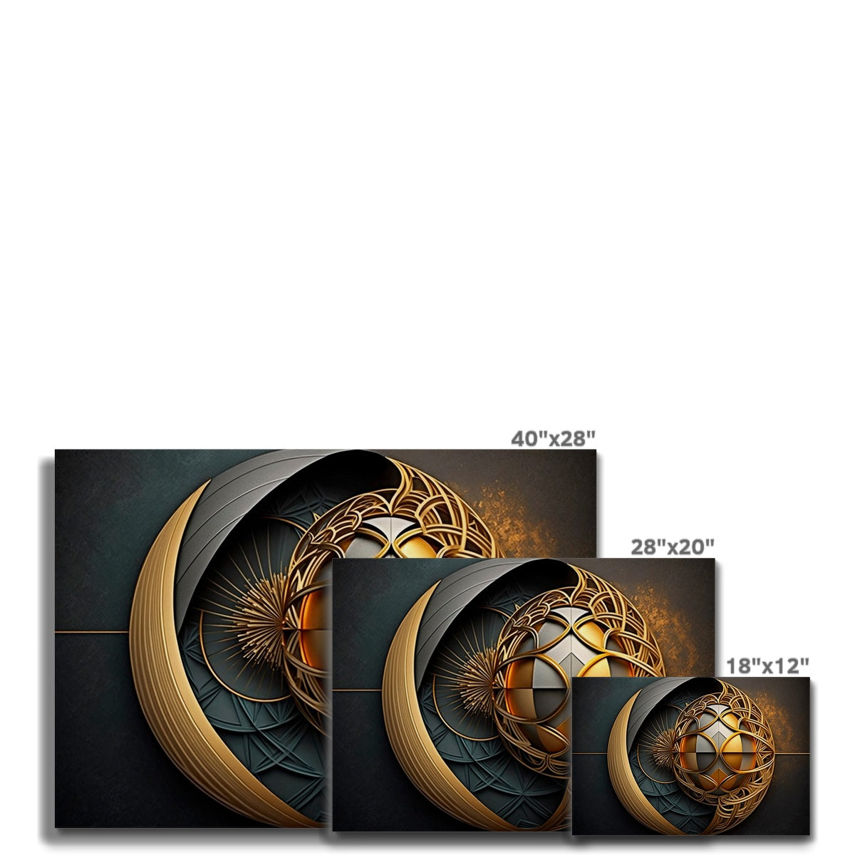 Ornate Sphere Canvas