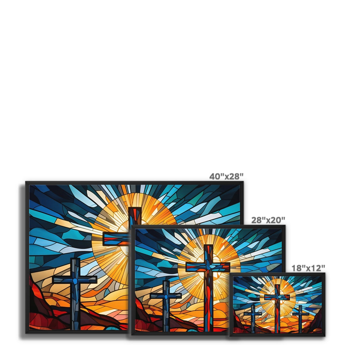 Illumination of Faith Float Framed Canvas