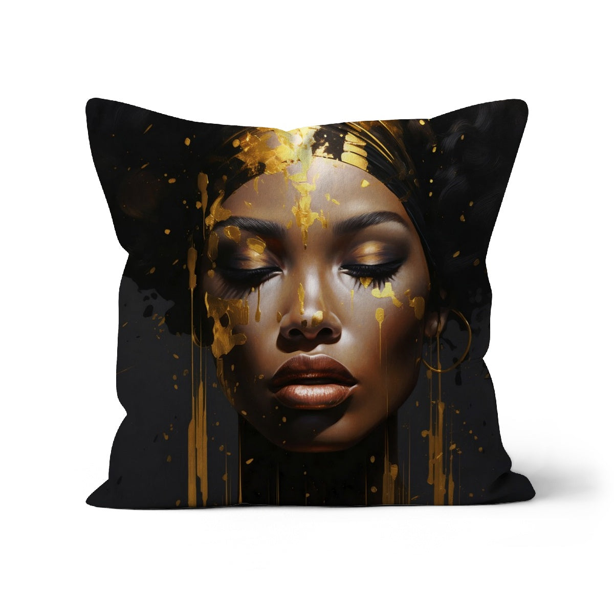 Golden Women Cushion