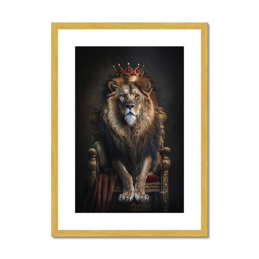 The King Antique Framed & Mounted Print