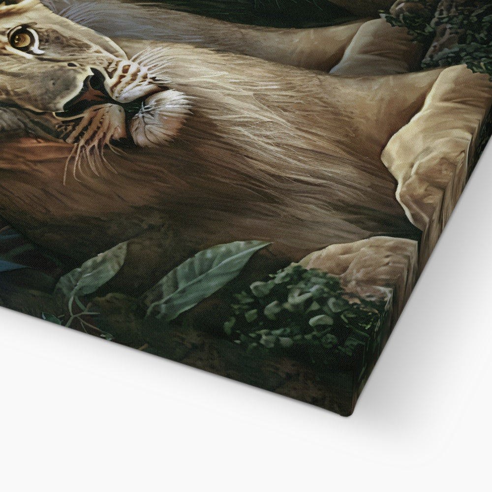 Royal Lineage Framed Canvas