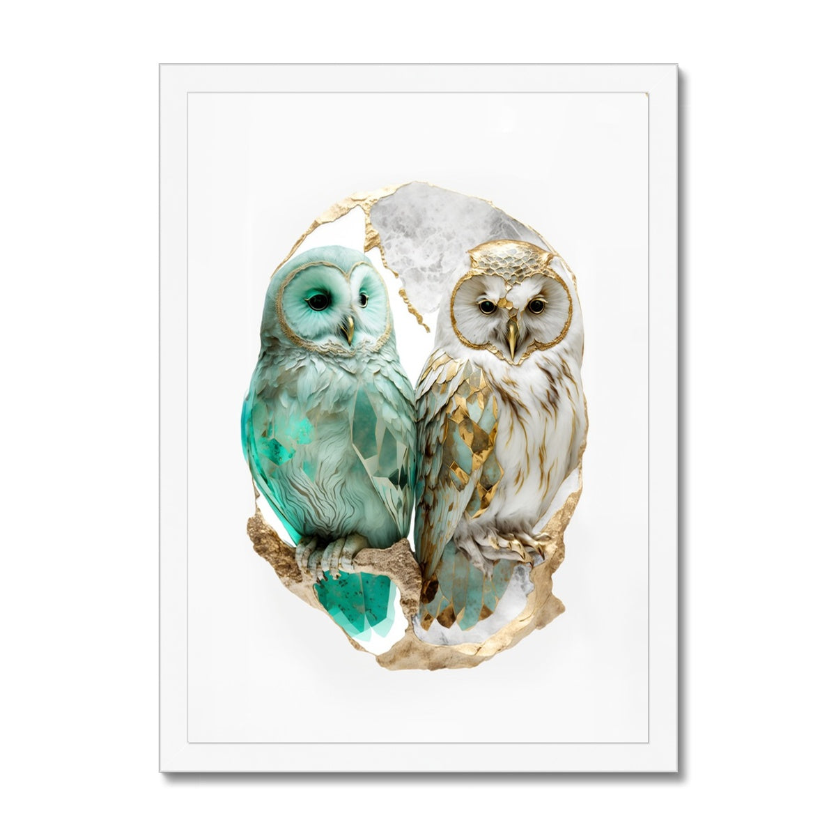 Enchanted Owls Framed Print