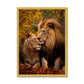 Majestic Companions Antique Framed Print