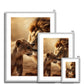 Regal Love Antique Framed Print