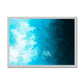 Blue Abyss Antique Framed Print