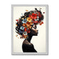 Flower Hair  Antique Framed Print