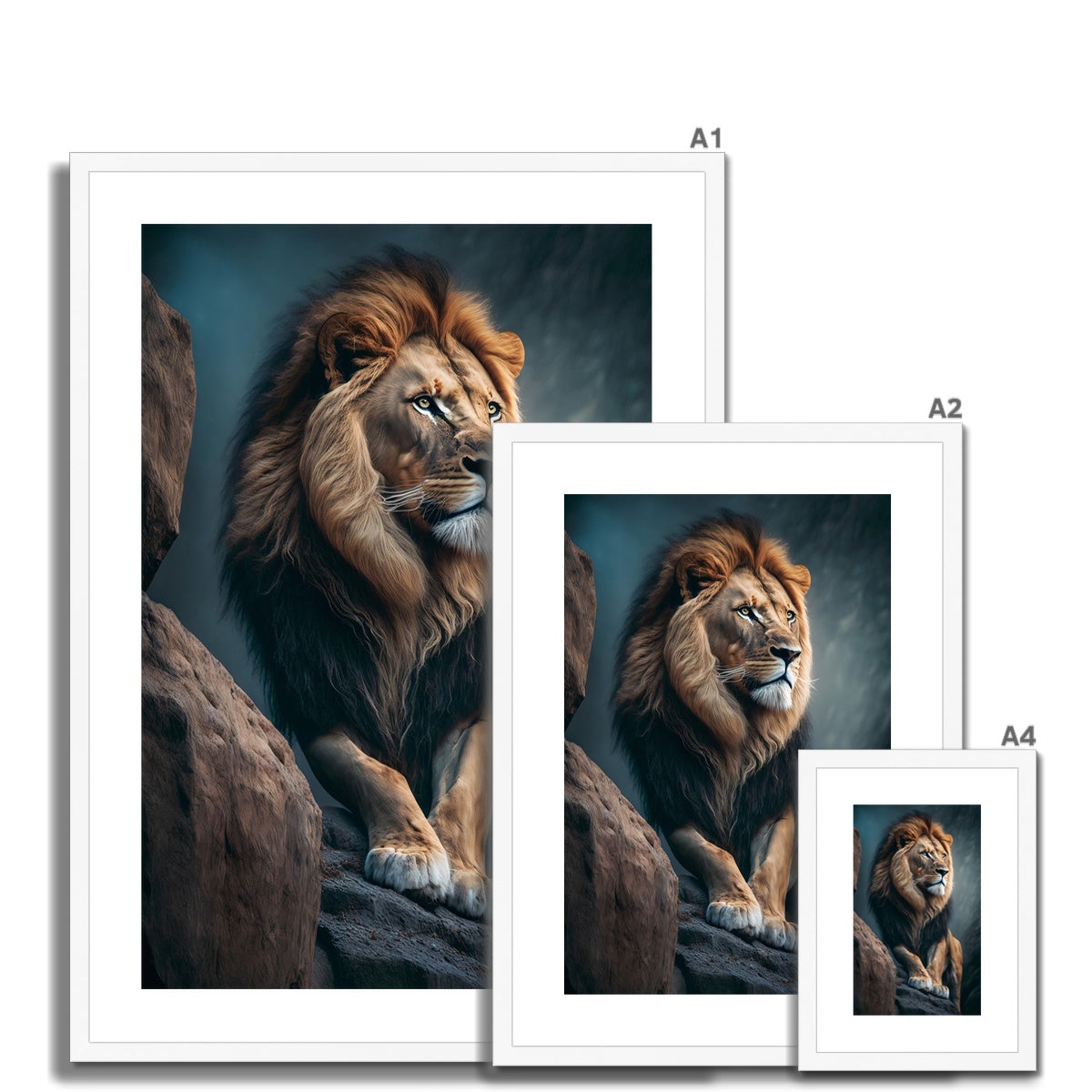 Jungle King Framed & Mounted Print