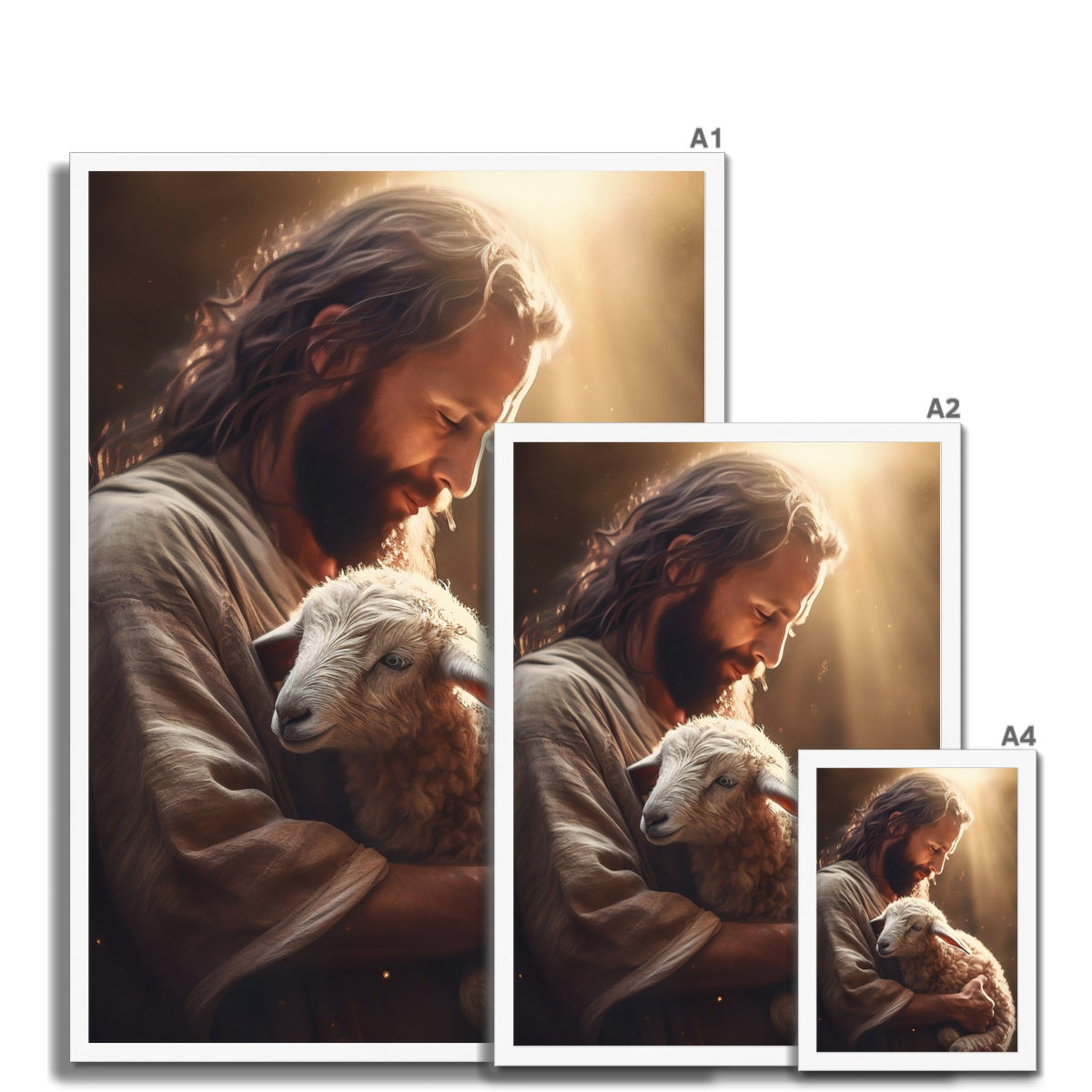 Eternal Shepherd Framed Print