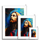 Christ in Prism Framed & Mounted Print