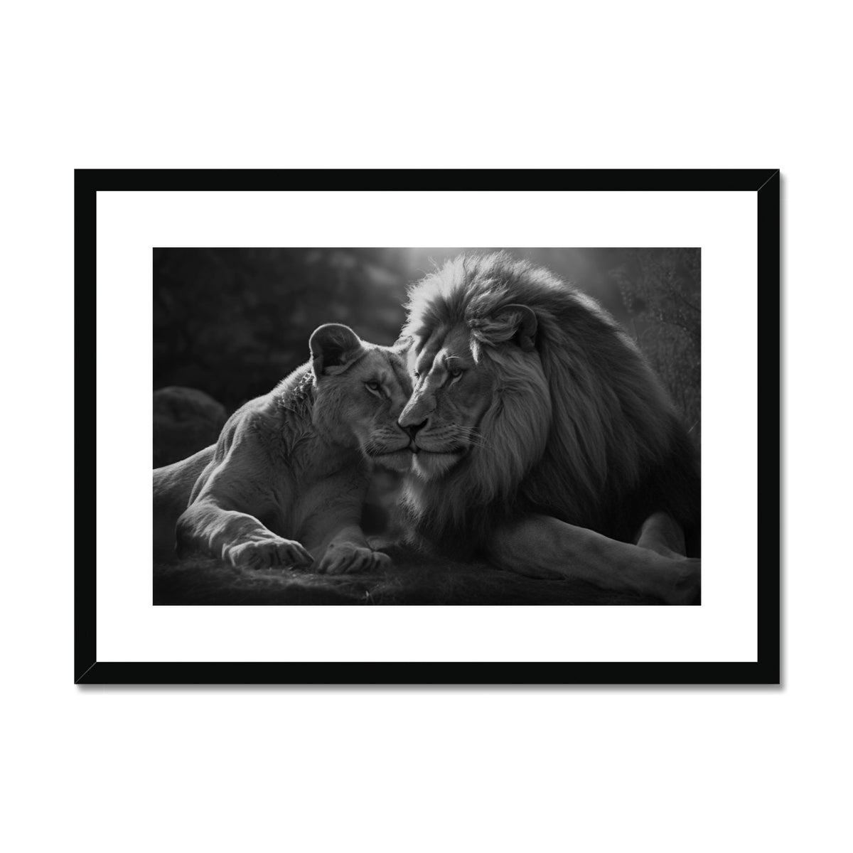 Pride's Embrace Framed & Mounted Print