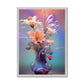 Flower Vase Antique Framed Print
