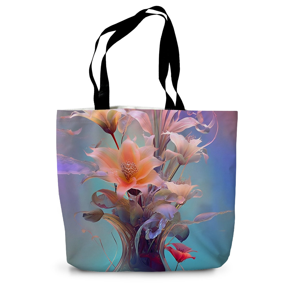 Flower Vase Canvas Bag