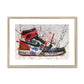 Jordan 1 OG Graffiti Framed & Mounted Print