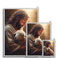 Eternal Shepherd Antique Framed Print