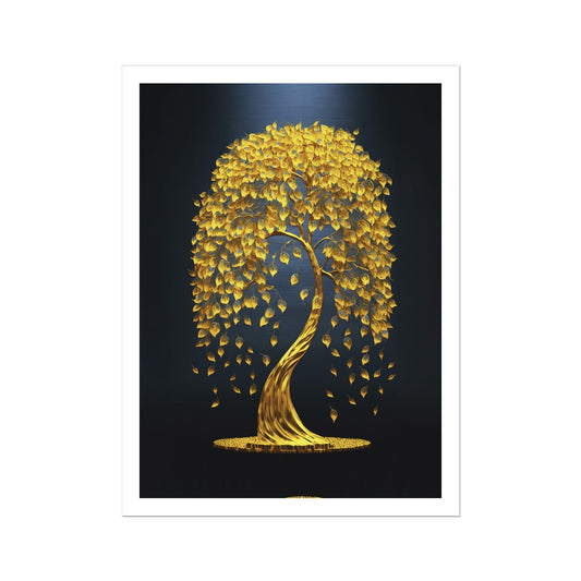 Golden Elegance - Canvas Print