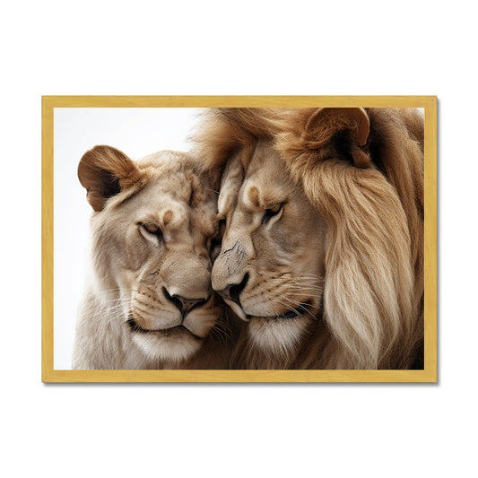 Royal Affection Antique Framed Print