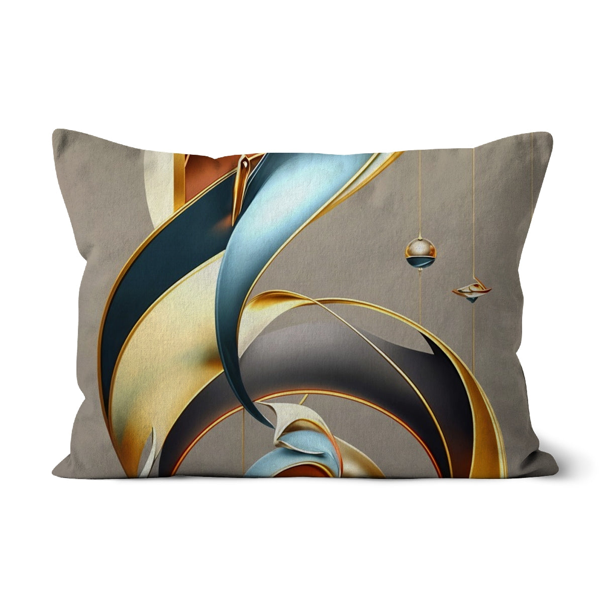 Golden Swirl Cushion