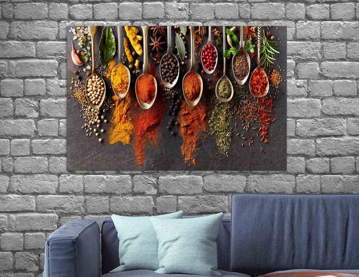 Herbs & Spices Canvas Print