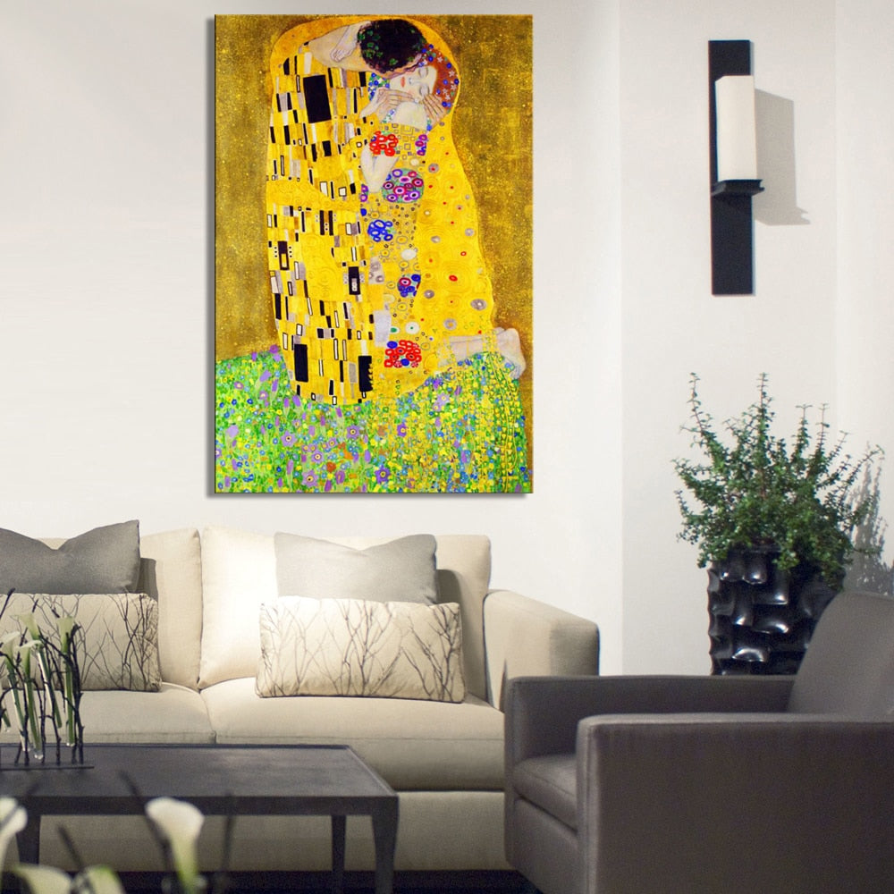 Gustav Klimt "Kiss"