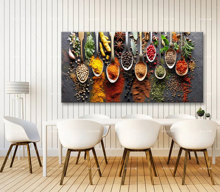 Herbs & Spices Canvas Print