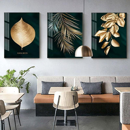 Gold leaves