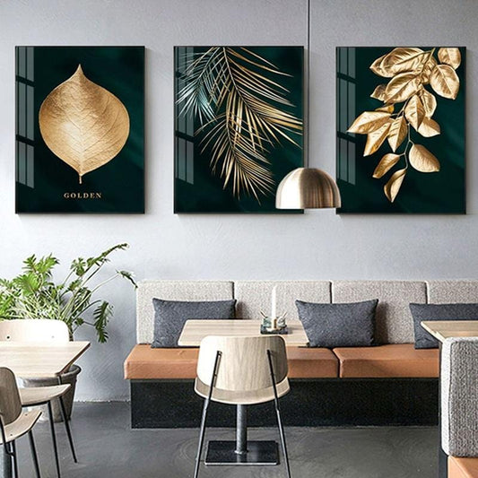 Gold leaves